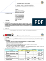 Plan de Trabajo Comite de Gestión Pedagógica: "Todo Inesino, A Ejemplo de Jesús, Deja Huella"