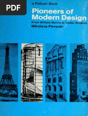 1936 - Nikolaus Pevsner_Pioneers of Modern Design, From William Morris to Walter Gropius (1936) - indice - intro