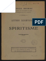 Etude scientifique du spiritisme