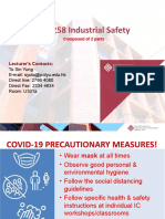 BRE258 Industrial Safety: Lecturer's Contacts