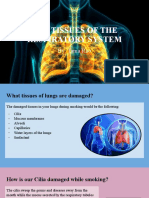 The Tissues of The Respiratory System: By: Tania Rao