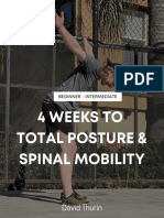 4 Weeks To Total Posture & Spinal Mobility: Beginner - Intermediate