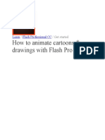 How To Animate Cartoons & Drawings With Flash Pro: / / Get Started
