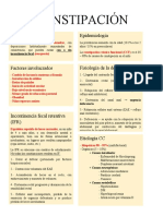 Constipación Crónica