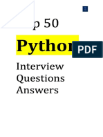 Python Interview Preparation