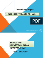 Inovasi Dan Kreativitas Dalam Kewirausahaan