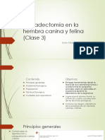 Gonadectomía en La Hembra Canina y Felina PDF