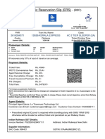 Electronic Reservation Slip (ERS) : 2616264571 12626/kerala Express Ac 2 Tier Sleeper (2A)