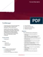 FortiManager 6.2 Course Description-Online