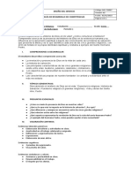 Diseño Del Servicio Guía de Desarrollo de Competencias: Código: M2-FOR07 Versión: 02 Fecha: 01/01/2022 Página 1 de 1