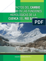 Los Impactos Del Cambio Hidrológicas de La: Climático en Las Funciones Cuenca Del Río Santa