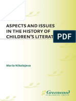 Maria Nikolajeva - Aspects and Issues in The History of Children's Literature - (Contributions To The Study of World Literature) (1995)