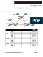 LAB 6.4.1 Calculo VLSM y Diseno de Direccionamiento Basico