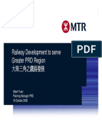 Railway Development To Serve PRD Region