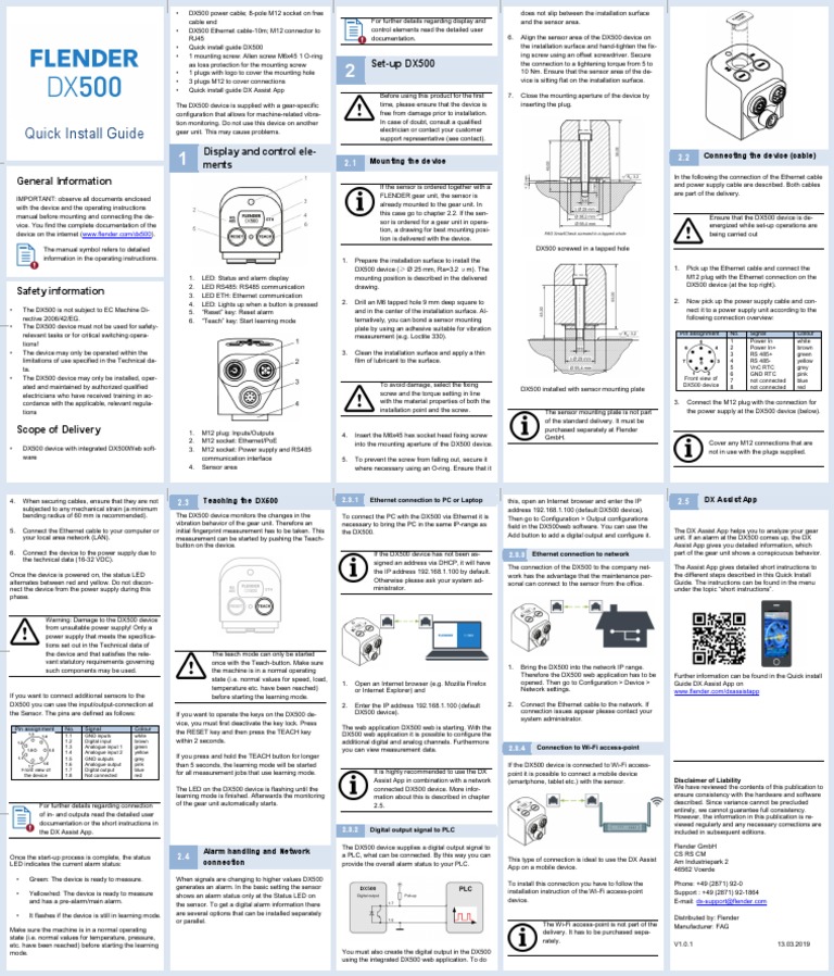 DX500 Quick Installation Guide | PDF | Electrical Connector | Computer ...