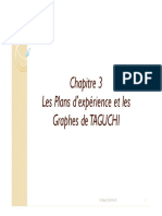 Chapitre 3 Plans d'expérience