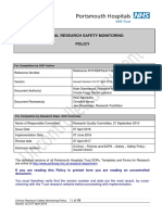 PHTRDPOLICY002 - Clinical Research Safety Monitoring Policy - v2.0 07 April 2016