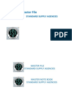 Master File: Standard Supply Agencies