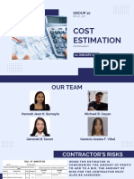 Group 10: Cost Estimation