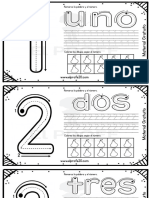 Fichas de Grafomotricidad Numeros Del 1 Al 10 Elprofe20