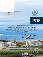 Acceleration of Transformation of Digitalization in Agriculture Sector