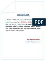 Certificate: Sasmita Ghadai
