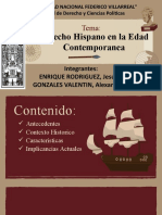 Derecho Hispano en la Edad Contemporánea: evolución y contexto histórico