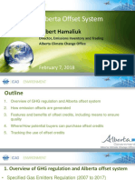 Alberta Offset System: Robert Hamaliuk