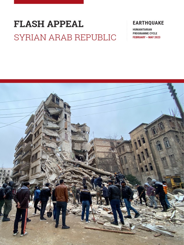 Flash Appeal - Syria - Earthquake - Final - 14 - feb-FINAL | PDF
