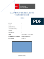 10 - Esquema Catálogo de Recursos