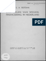 Beginselen Van Wegenfinanciering in Nederland