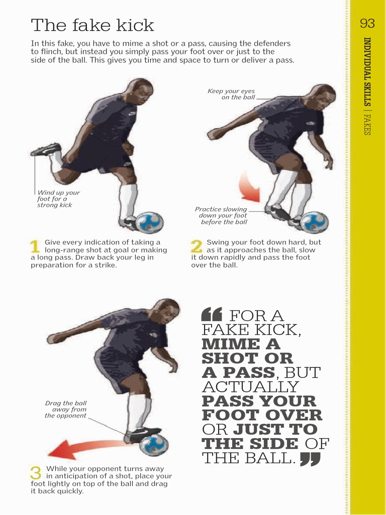 Soccer Drill The Fake Kick PDF