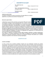 Thesis Description Is Available in French and English - 1