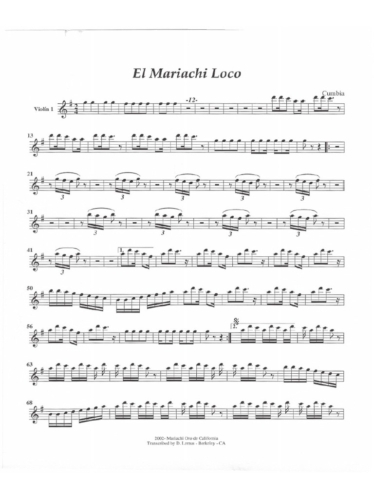 El Mariachi Loco Mariachi | PDF