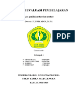 Makalah Evaluasi Pembelajaran: Alat Penilaian (Tes Dan Nontes)