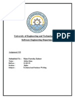UET Taxila Software Engineering Assignment #03