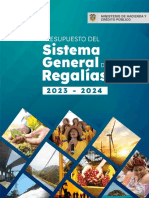 Guía de cierre del capítulo presupuestal independiente del SGR