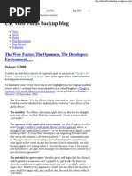 Download UK Web Focus Backup Blog 20081003 by Brian Kelly SN6369350 doc pdf