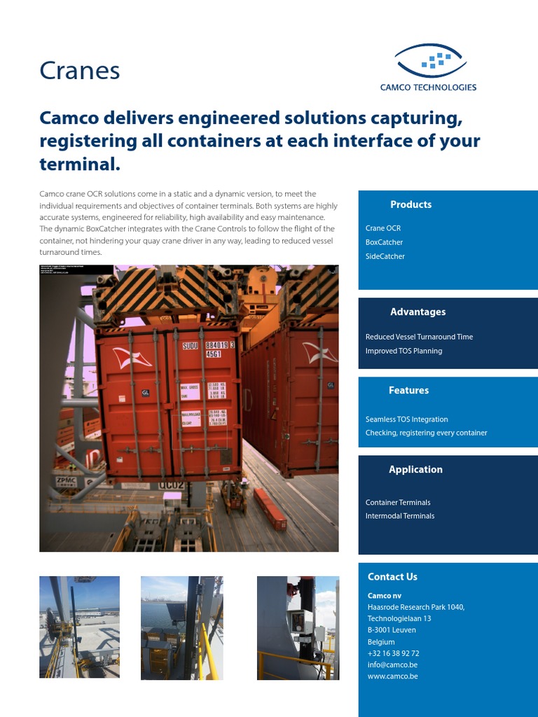 Crane OCR Solutions for Terminals | PDF | Camera | Camera Lens