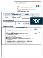 Sesiòn de Aprendizaje N°04: I. Datos Informativos