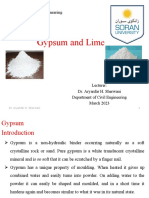 5-Gypsum and Lime