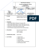 Instruksi Kerja: Penggunaan Gadget Dan Aplikasi Tracker Unit (Transport Internal)