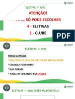 Eletivas 1º Ano