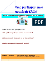 ¿Cómo Participar en La Democracia de Chile?: Clase 1