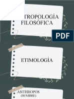 Antropología Filosófica