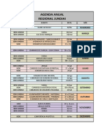 Agenda Anual Regional Jundiai: Fevereiro Março