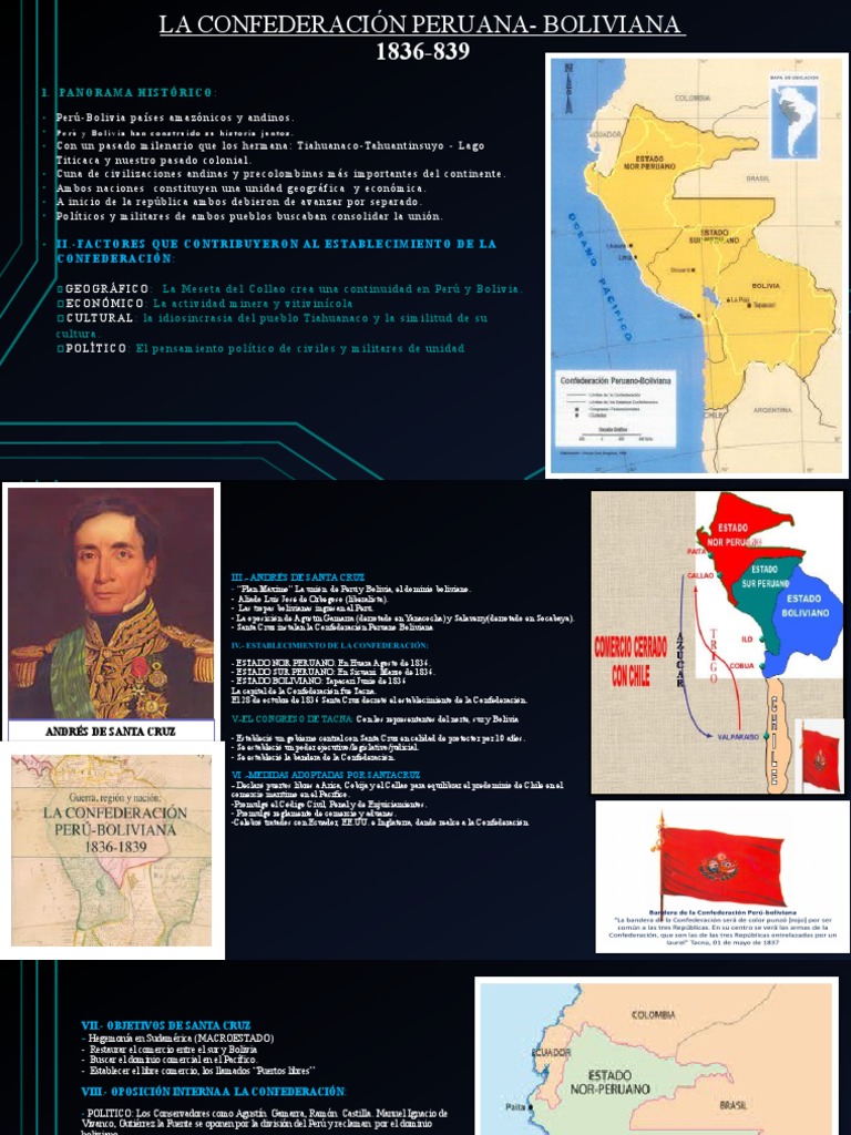 LA CONFEDERACIÓN PERUANA BOLIVIANA vb PDF Perú América del Sur