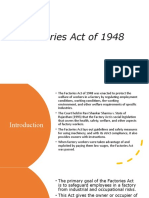 Factories Act of 1948
