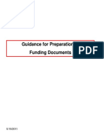 Guidance For Preparation of Funding Documents v2
