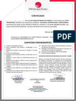 Certificado EHS RAC 04 - BLOQUEIO, IDENTIFICAÇÃO E ZERO ENERGIA - Luís Vergílio Junior 